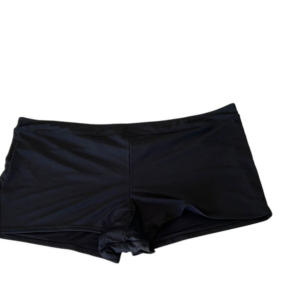 Black Swim Shorts Woman’s 3X 24W-26W Time and Tru Summer Travel - Picture 1 of 9